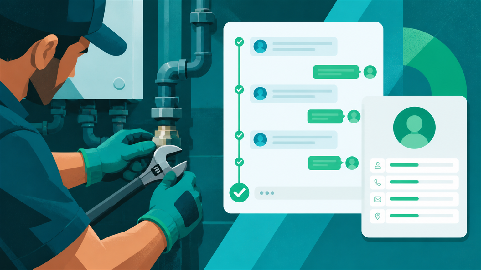 ai plugin wordpress service industry lead capture